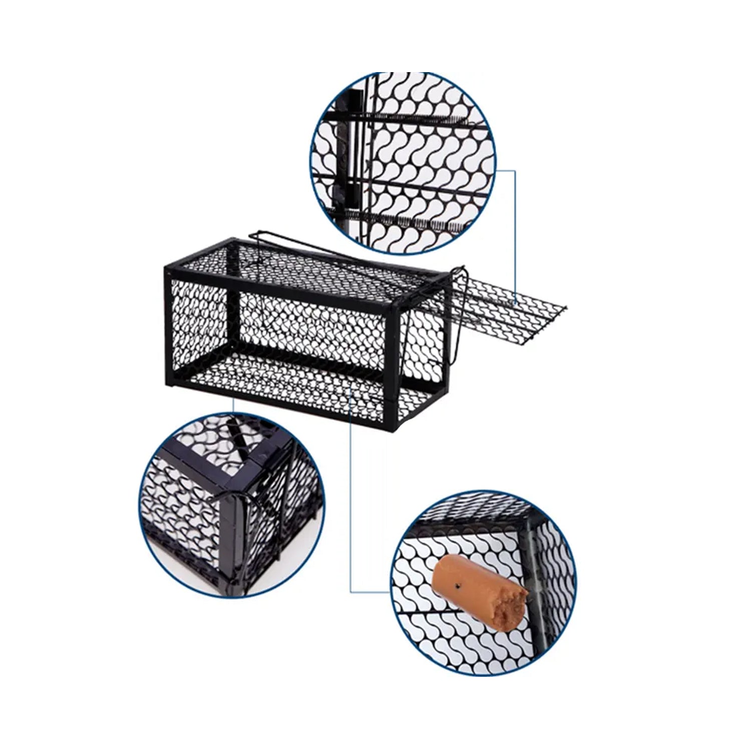 Portable foldable mouse trap. Portable foldable mouse trap.